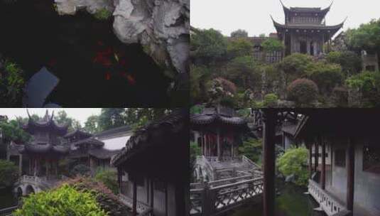 杭州清代古宅胡雪岩故居建筑4K视频素材高清在线视频素材下载