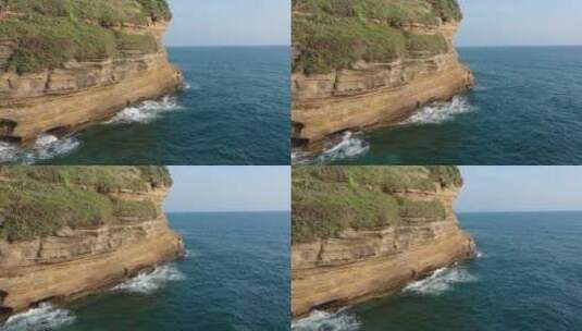 广西北海涠洲岛海滨暮崖海景自然风光高清在线视频素材下载