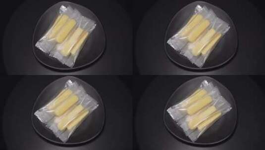 奶酪干酪补钙奶制品零食高清在线视频素材下载