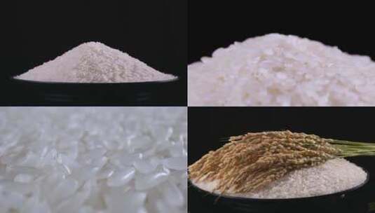 水稻大米高清在线视频素材下载
