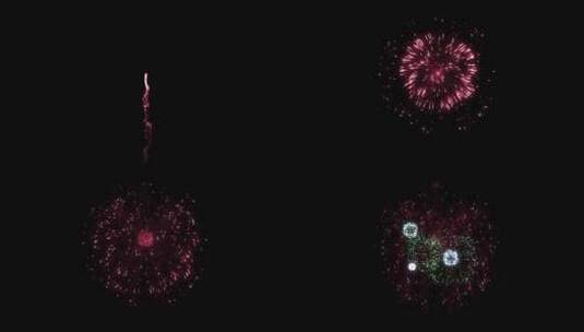 4K喜庆烟花升空爆炸视频素材 (11)高清在线视频素材下载