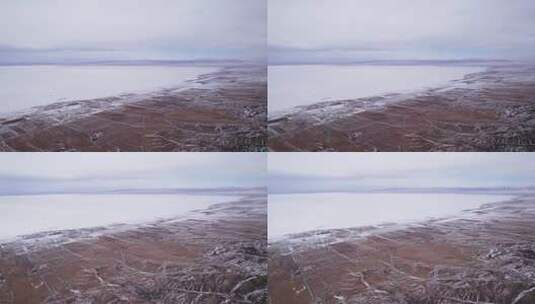 青海湖冬季一高清在线视频素材下载