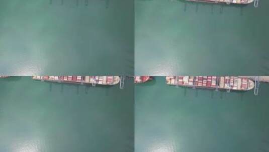 深圳市盐田港4K航拍高清在线视频素材下载
