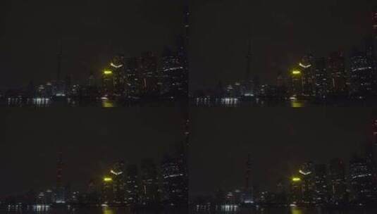 上海 夜景 陆家嘴 外滩 东方明珠 城市风光高清在线视频素材下载