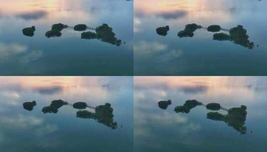 原创4K杭州千岛湖空镜高清在线视频素材下载