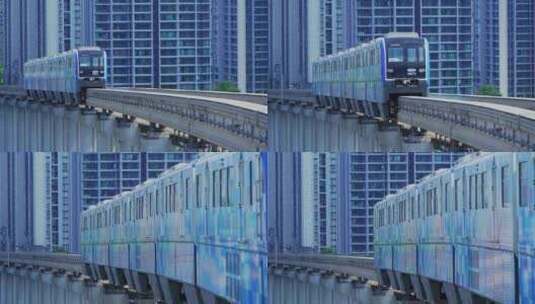 重庆城市轨道交通高清在线视频素材下载