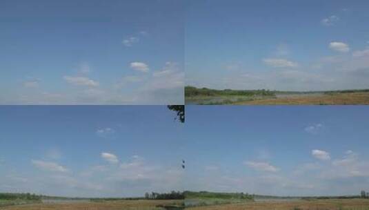 C四川成都湿地天空高清实拍视频高清在线视频素材下载