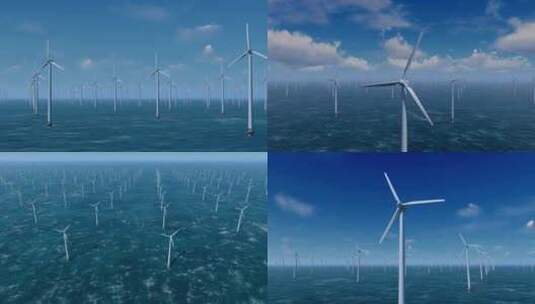 4K风电 新能源高清在线视频素材下载