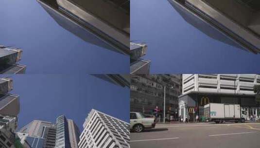 香港街景高楼高清在线视频素材下载