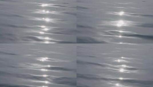 阳光反射在水面上星芒闪耀高清在线视频素材下载