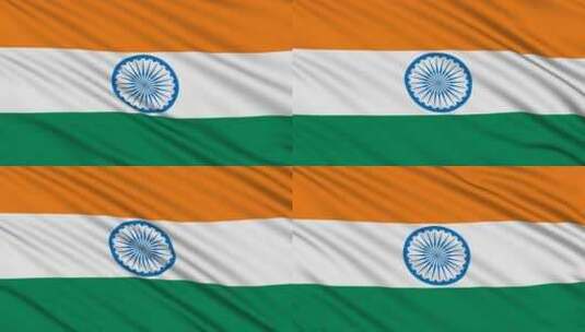 印度国旗高清在线视频素材下载
