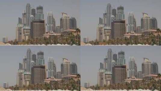 迪拜摩天大楼高清在线视频素材下载