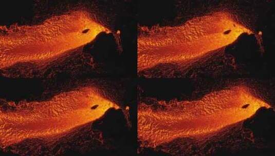 火山，熔岩，火山口，冰岛高清在线视频素材下载