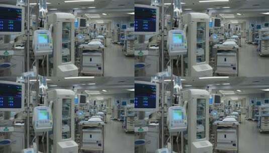 医院病房医疗设备场景高清在线视频素材下载