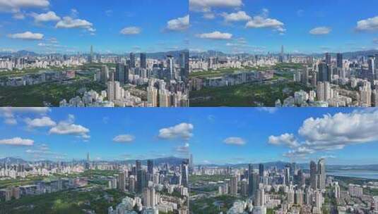 深圳福田CBD高清在线视频素材下载