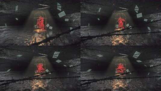 反腐片头A01腐败 贪官 违法违纪高清AE视频素材下载