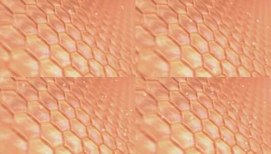 抽象肌肤细胞保湿修复美容护肤C4D动画高清在线视频素材下载