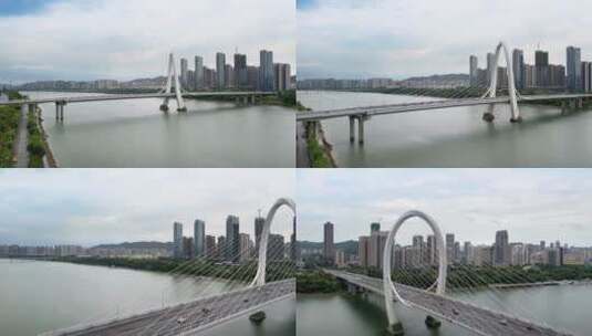 柳州白沙大桥 合集高清在线视频素材下载