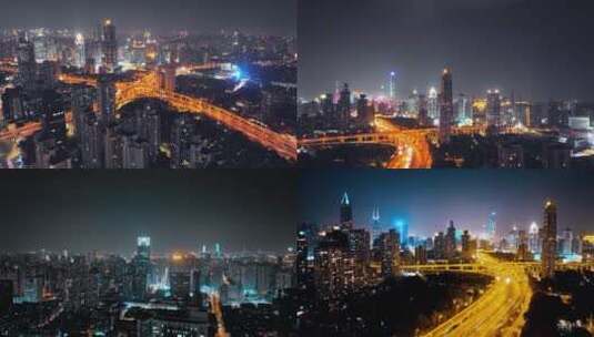 上海延安高架合集高清在线视频素材下载