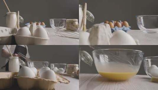 【4K原创】新鲜土鸡蛋实拍高清在线视频素材下载