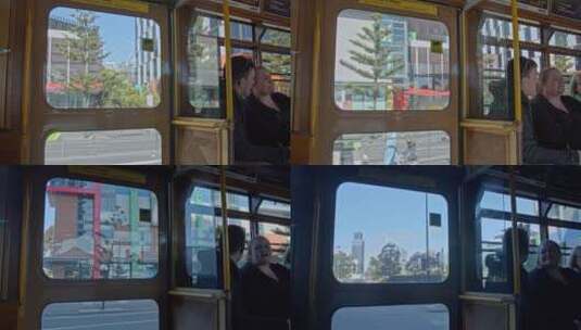 澳大利亚墨尔本街道街景交通高清在线视频素材下载