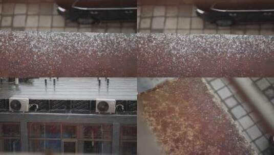 北京初春的雪高清在线视频素材下载