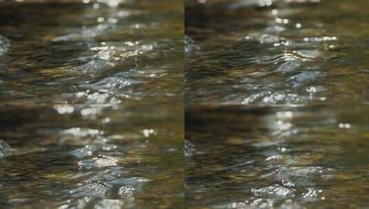 泉水小溪瀑布实拍镜头高清在线视频素材下载