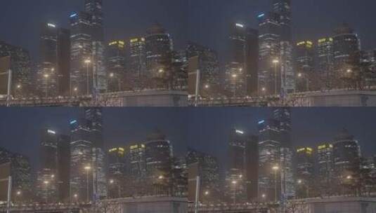夜晚城市空镜 北京夜晚街景高清在线视频素材下载