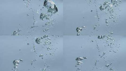 水泡气泡上升漂浮高清在线视频素材下载