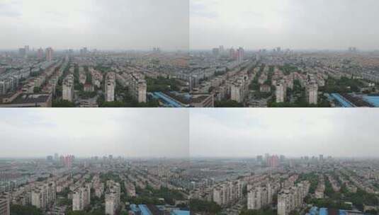 上海宝山区城区4K航拍原素材高清在线视频素材下载