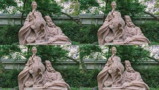 【4K超清】苏东坡雕像高清在线视频素材下载