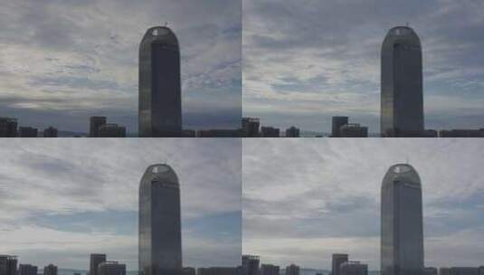 成都高楼与天空云高清在线视频素材下载