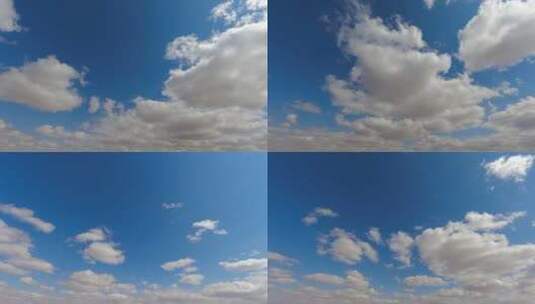 有云的天空的延时高清在线视频素材下载