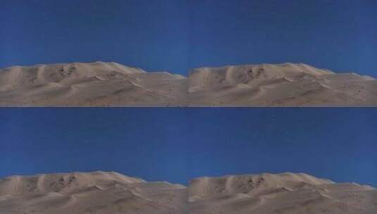 夜晚沙漠星空延时高清在线视频素材下载