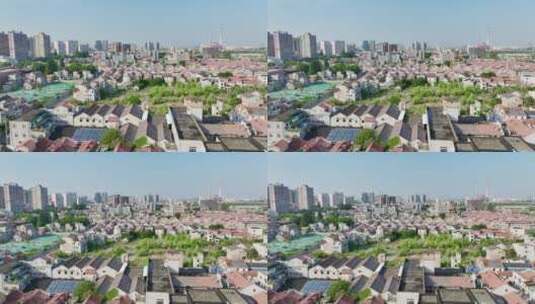 上海杨浦区旧城拆迁改造高清在线视频素材下载