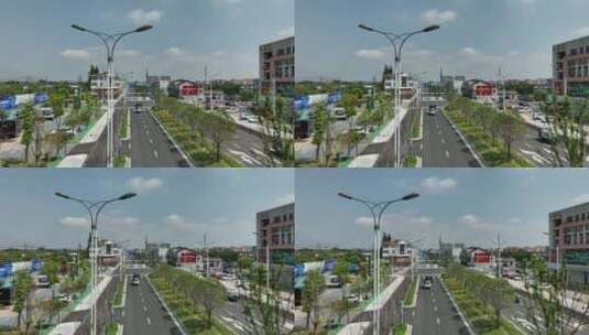 扬州城市发展曙光路「航拍分镜2」20220727高清在线视频素材下载