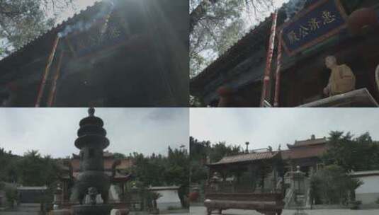 佛教景区寺庙文化高清在线视频素材下载