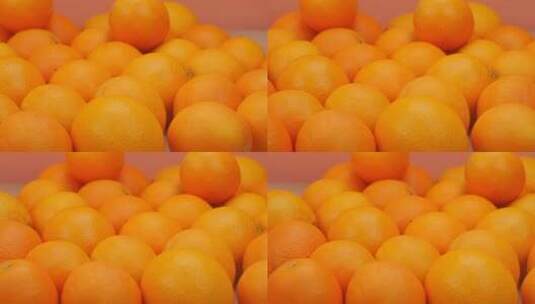 橙子脐橙切面堆放高清在线视频素材下载