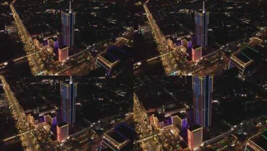 原始素材 城市夜景大楼高清在线视频素材下载