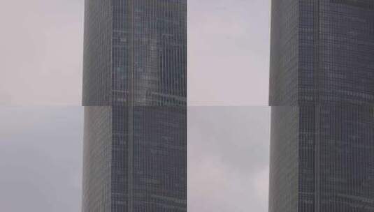 广州市天河区CBD高楼大厦延时摄影高清在线视频素材下载