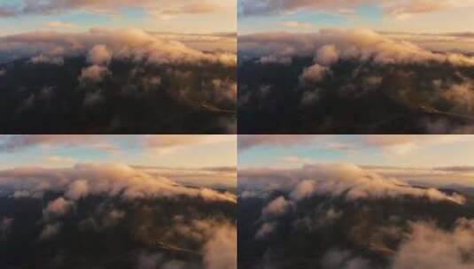 天空云景云层穿越高清在线视频素材下载