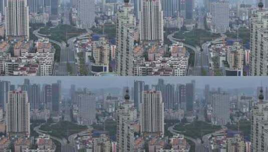 深圳宝安区航拍空镜高清在线视频素材下载
