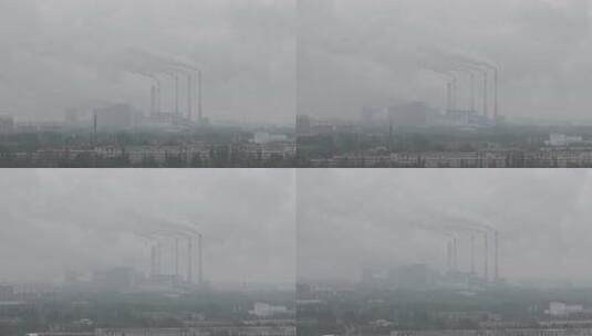 内蒙古达拉特旗电厂高清在线视频素材下载