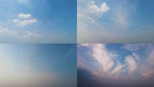 蓝天白云风景延时摄影高清在线视频素材下载