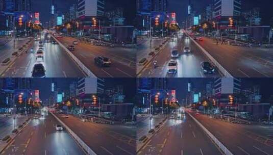 都市夜景城市夜景深圳高清在线视频素材下载