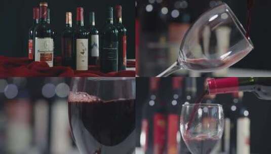 红酒宣传片红酒特写高清在线视频素材下载