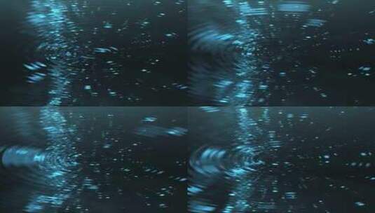 垂直视频-波纹闪亮的蓝色颗粒抽象背景高清在线视频素材下载