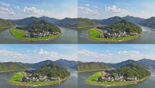 新安江山水画廊宣传片 绿水青山高清在线视频素材下载