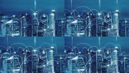 智慧数字城市万物互联高清在线视频素材下载