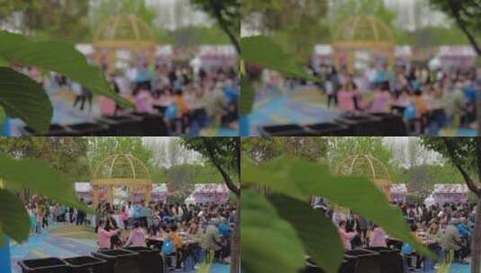 上海顾村公园樱花4K实拍高清在线视频素材下载